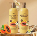 Duo Vanille & Papaye — Shampoing & Après-shampoing